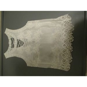 White Entro tank top